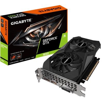 PLACA DE VIDEO GIGABYTE GEFORCE GTX 1650 D6 WINDFORCE OC 4GB 128-BIT GV-N1656WF2OC-4GD A GeForce® GTX 1650 é construída com o desempenho gráfico inova