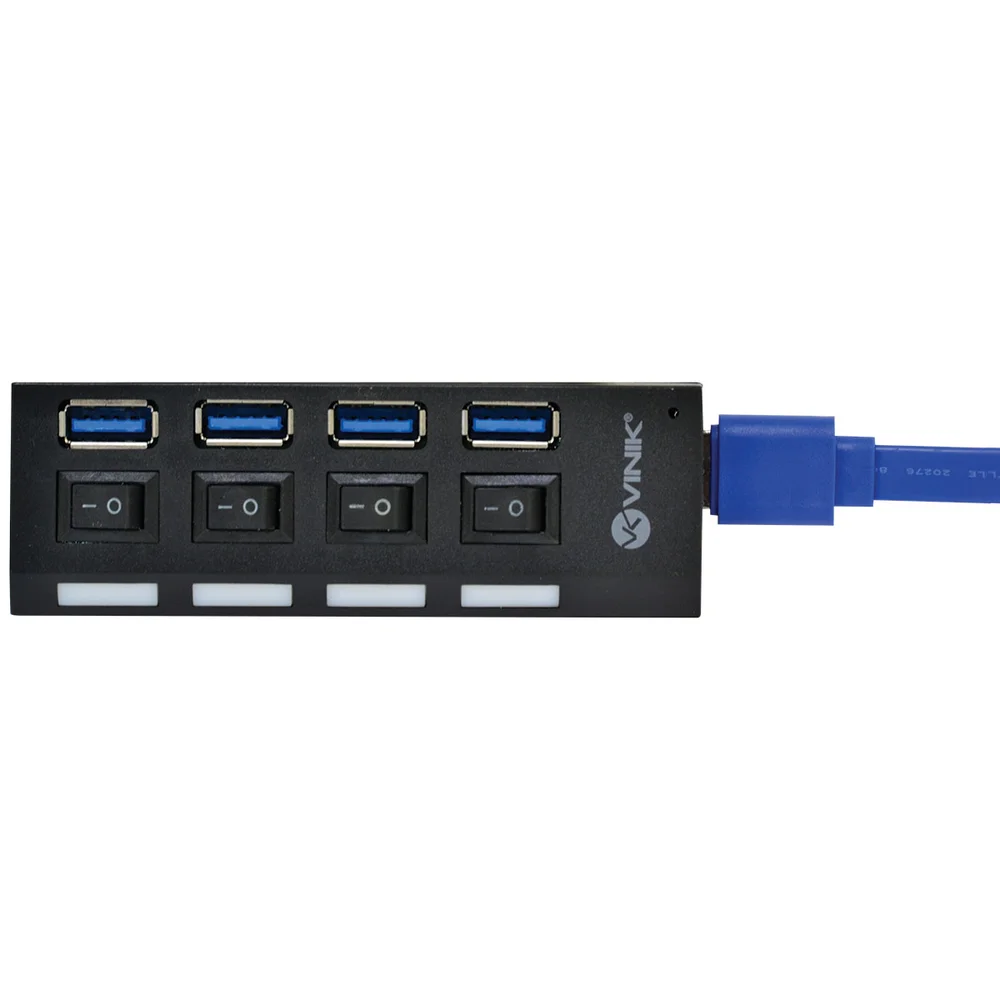 Imagem 3 de 5 do produto Hub Usb 3.0 4 Portas Com Interruptor Huv-50