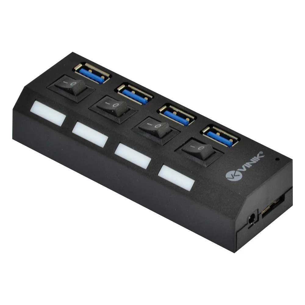 Imagem 4 de 5 do produto Hub Usb 3.0 4 Portas Com Interruptor Huv-50
