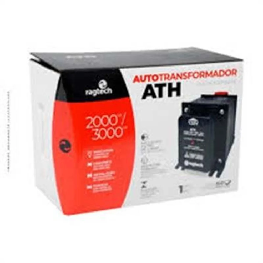 Imagem 3 de 4 do produto Auto Transformador Ragtech Ath2000,  Bivolt, 2000VA, Preto - 20ath4475