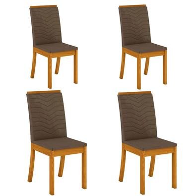 Para deixar sua sala de jantar ainda mais completa chegou a cadeira Isa, trazendo charme, elegância e conforto para seus jantares com seus familiares