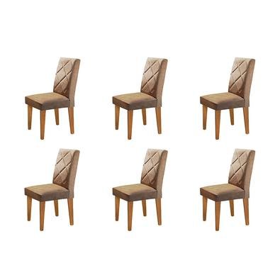 Complete sua sala de jantar com esse lindo Conjunto com 06 Cadeiras Olímpia . Conforto, elegância, deixara seu ambiente completo.