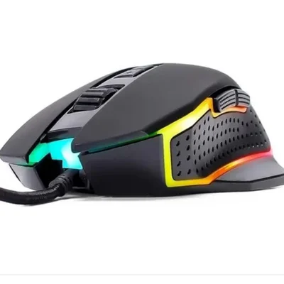 Mouse Gamer Knup Rgb 7 Botões Pc Notebook Usb 4800 Dpi