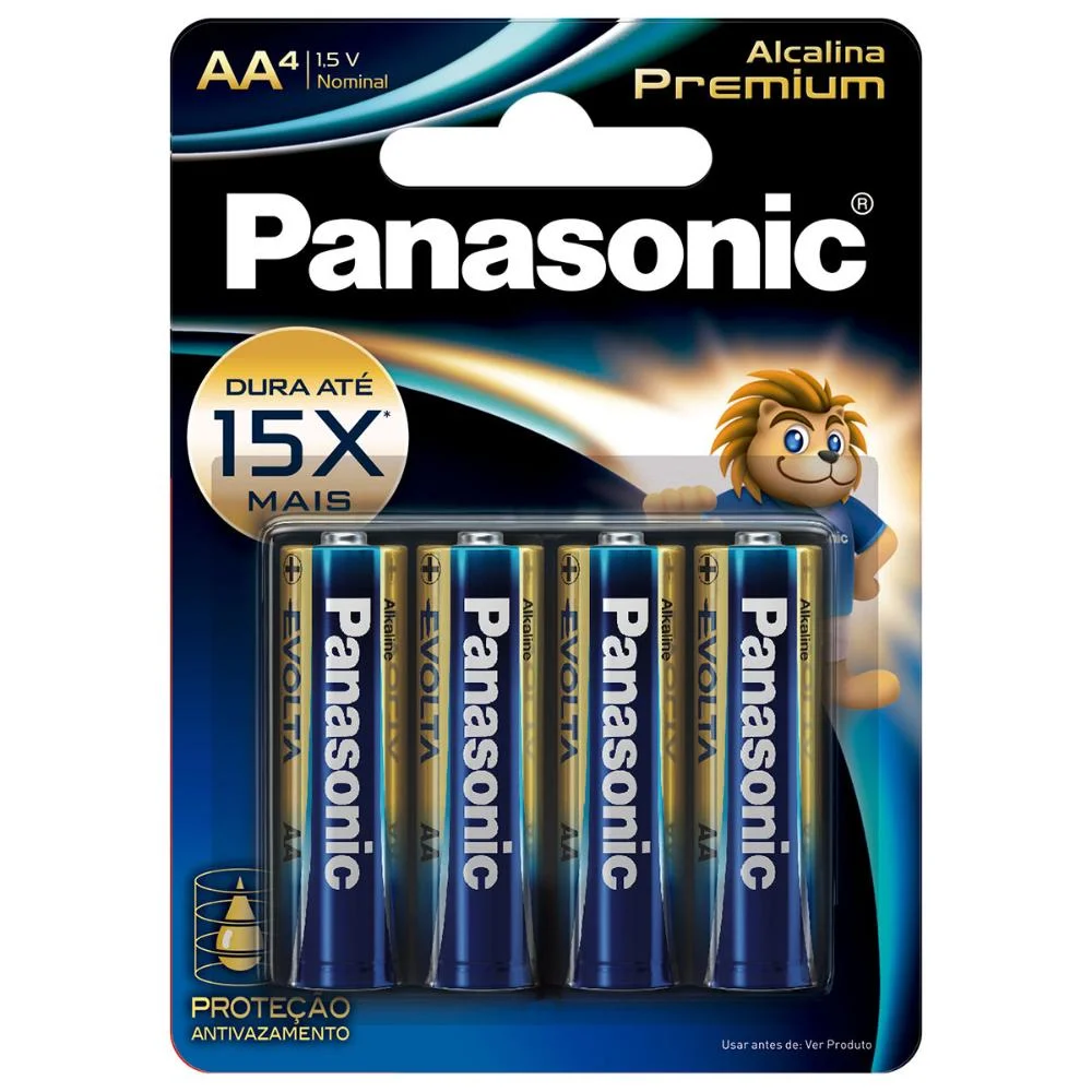 Imagem 2 de 5 do produto Pilha Alcalina Premium Aa Com 4 Lr6egr/4b96