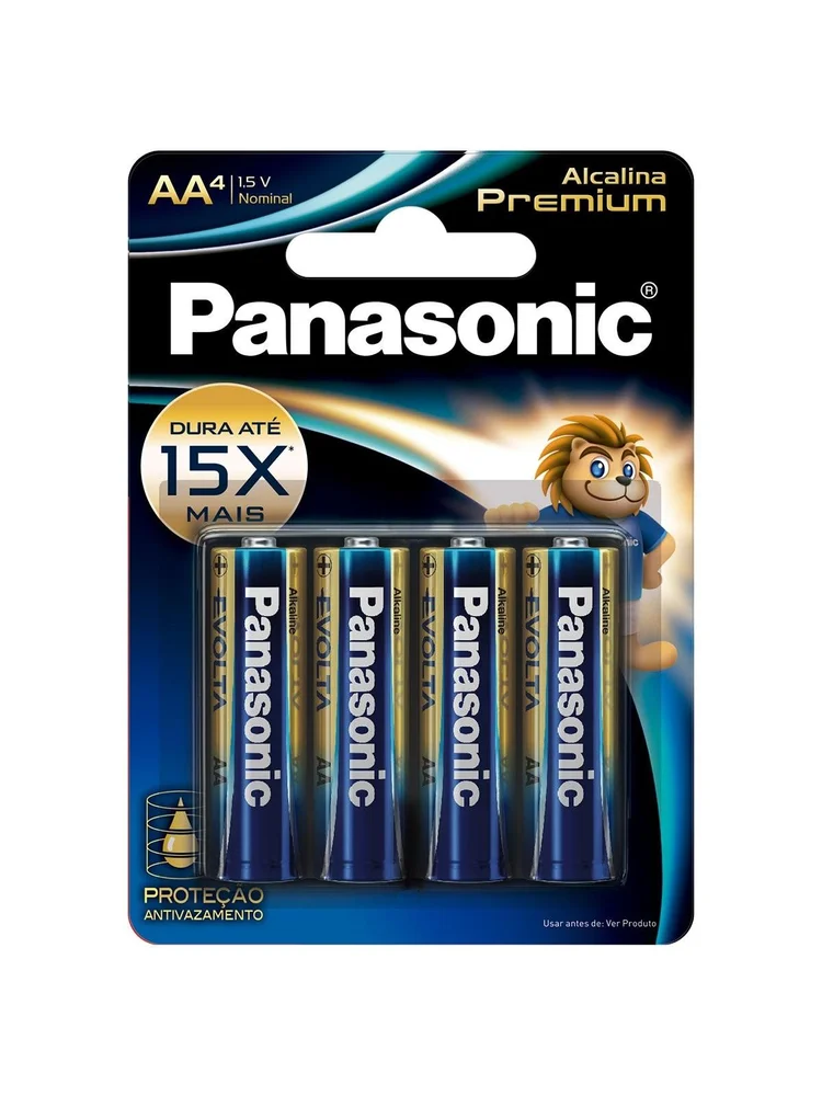 Imagem 3 de 5 do produto Pilha Alcalina Premium Aa Com 4 Lr6egr/4b96