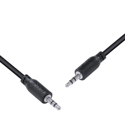 Cabo P2 3.5mm Macho Para P2 3.5mm Macho Pcyes, 28AWG, Puro Cobre, 2M - P35M-2