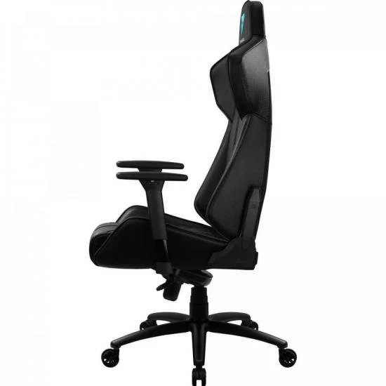 Imagem 5 de 5 do produto Cadeira Gamer Thunderx3 BC7 Larger, Peso Suportado até 150Kg, Almofadas de pescoço e lombar, Preto E Ciano