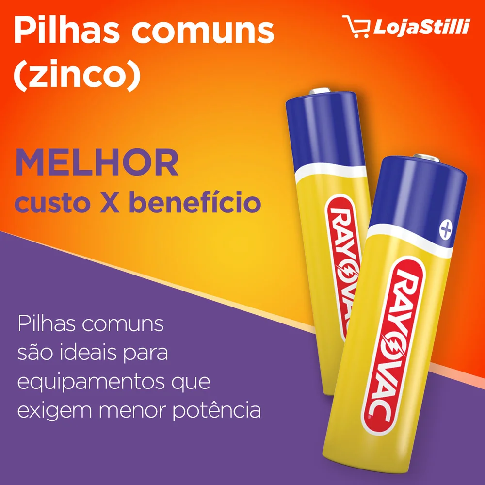 Pilha Rayovac As Amarelinhas Aaa Palito Tubo Com 40 1,5v Pilha Rayovac As Amarelinhas Aaa Palito Tubo Com 40 1,5v