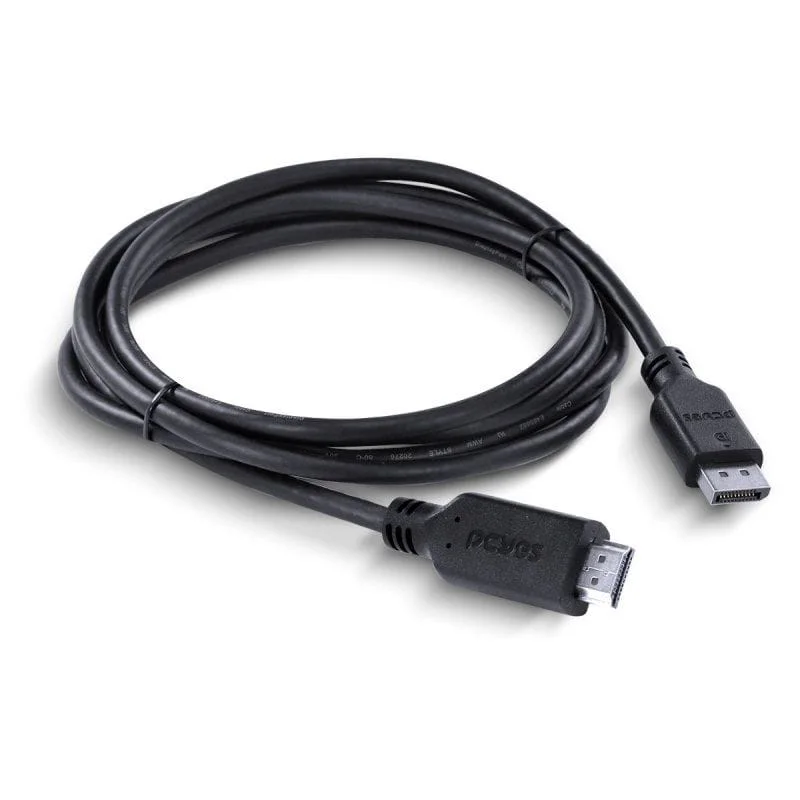 Imagem 3 de 5 do produto Cabo Displayport Macho para Hdmi 2.0 Macho 2 Metros - Pdphm-2