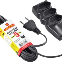 Extensao Cabo Pl 2x0,75 5 Metros Preta 102