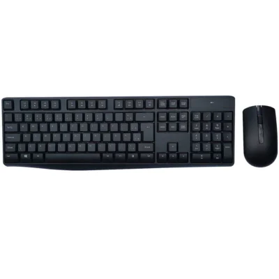 Kit Teclado E Mouse Sem Fio 2.4ghz Multimídia Usb Bulk Com Pilhas Tc269.
