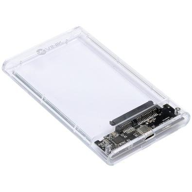 O Case para HD 2.5\"\" Vinik é resistente, leve e bonito. Feito em acrílico, favorece a visualização do trabalho do disco. Com conexão SATA e USB tipo