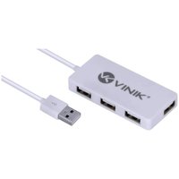 Hub Usb 2.0 - 4 Portas - Branco - Vinik Huv-20-b
