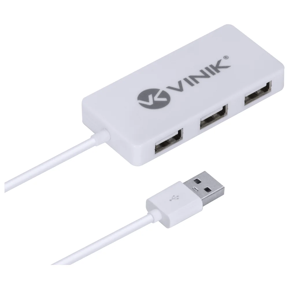 Imagem 2 de 5 do produto Hub Usb 2.0 - 4 Portas - Branco - Vinik Huv-20-b