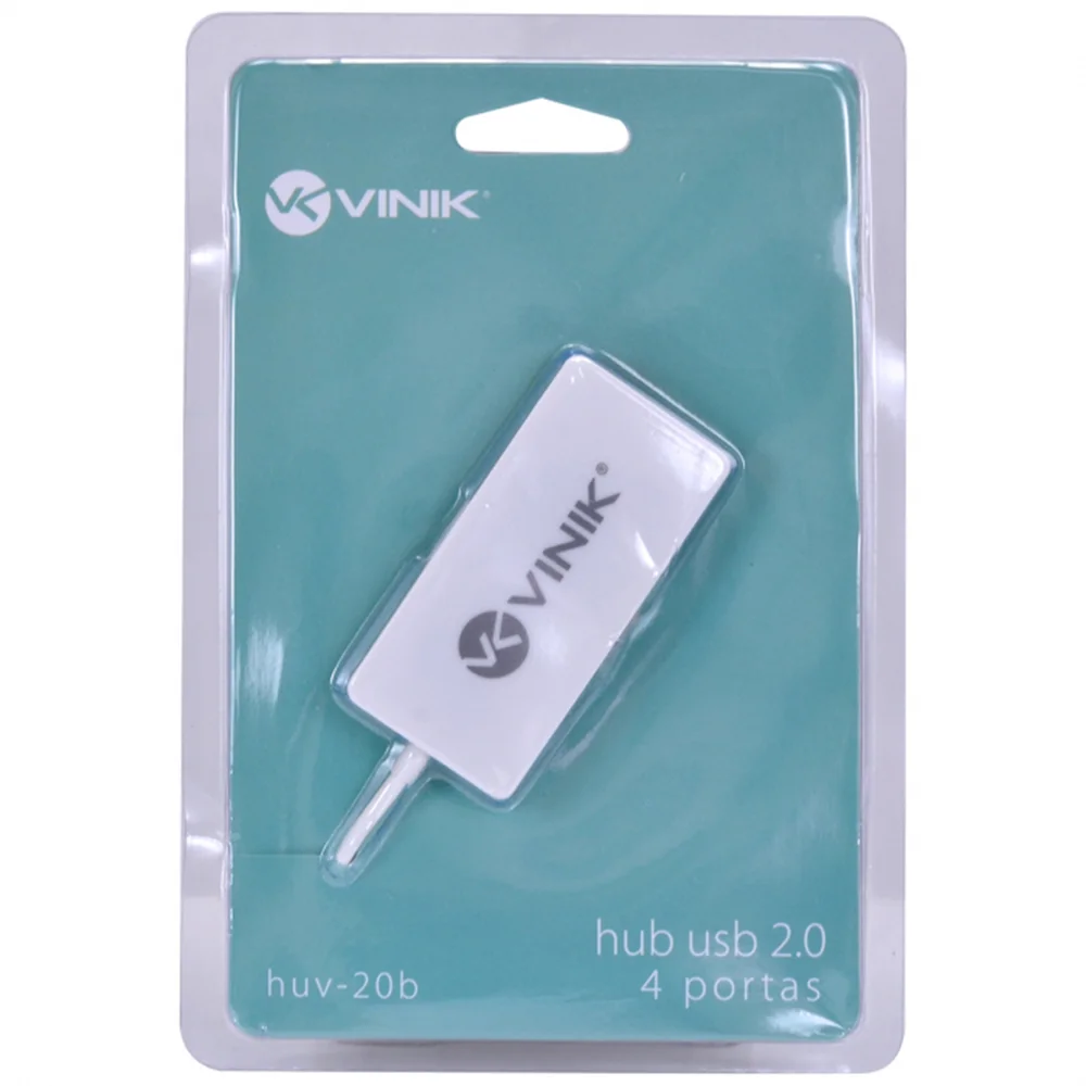 Imagem 3 de 5 do produto Hub Usb 2.0 - 4 Portas - Branco - Vinik Huv-20-b