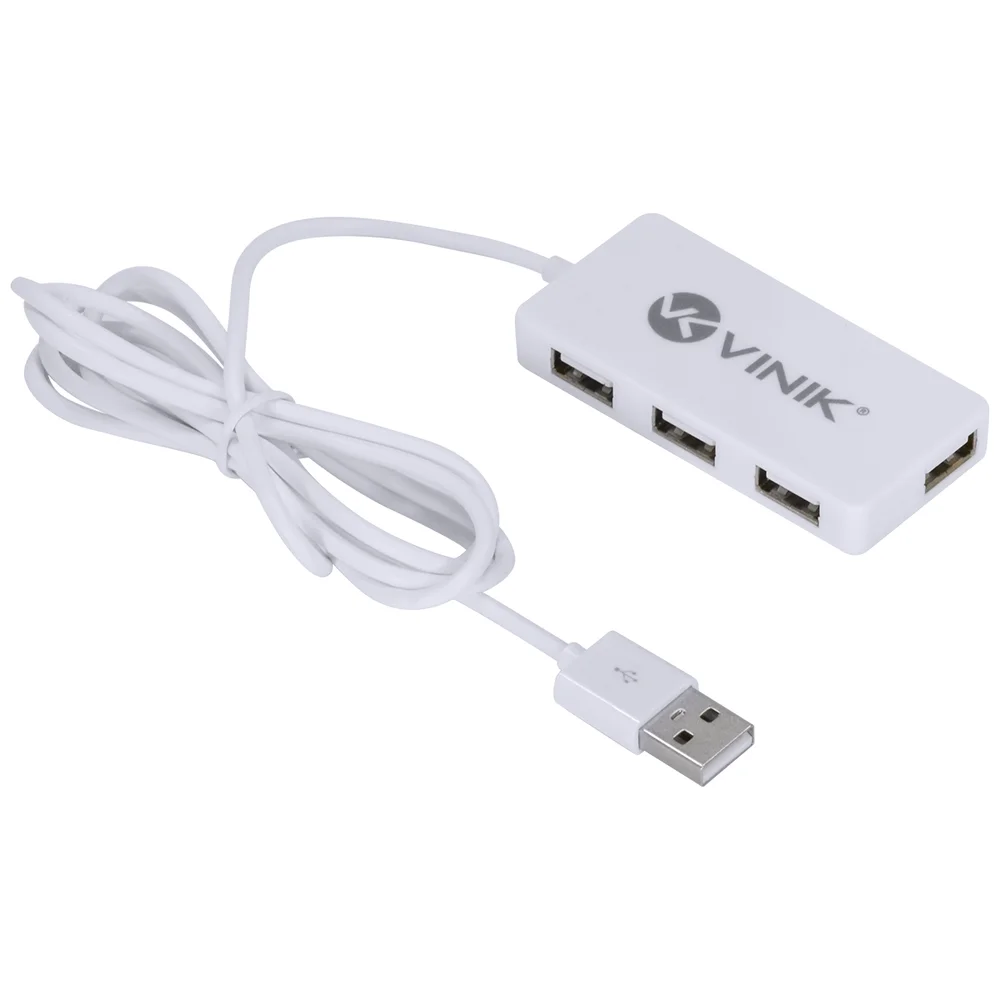 Imagem 4 de 5 do produto Hub Usb 2.0 - 4 Portas - Branco - Vinik Huv-20-b
