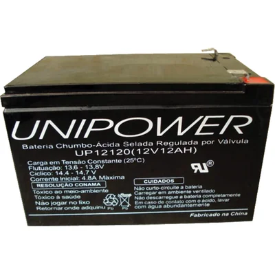 Bateria Unipower, 12v, 12ah, Selada, F250, Up12120 Rt