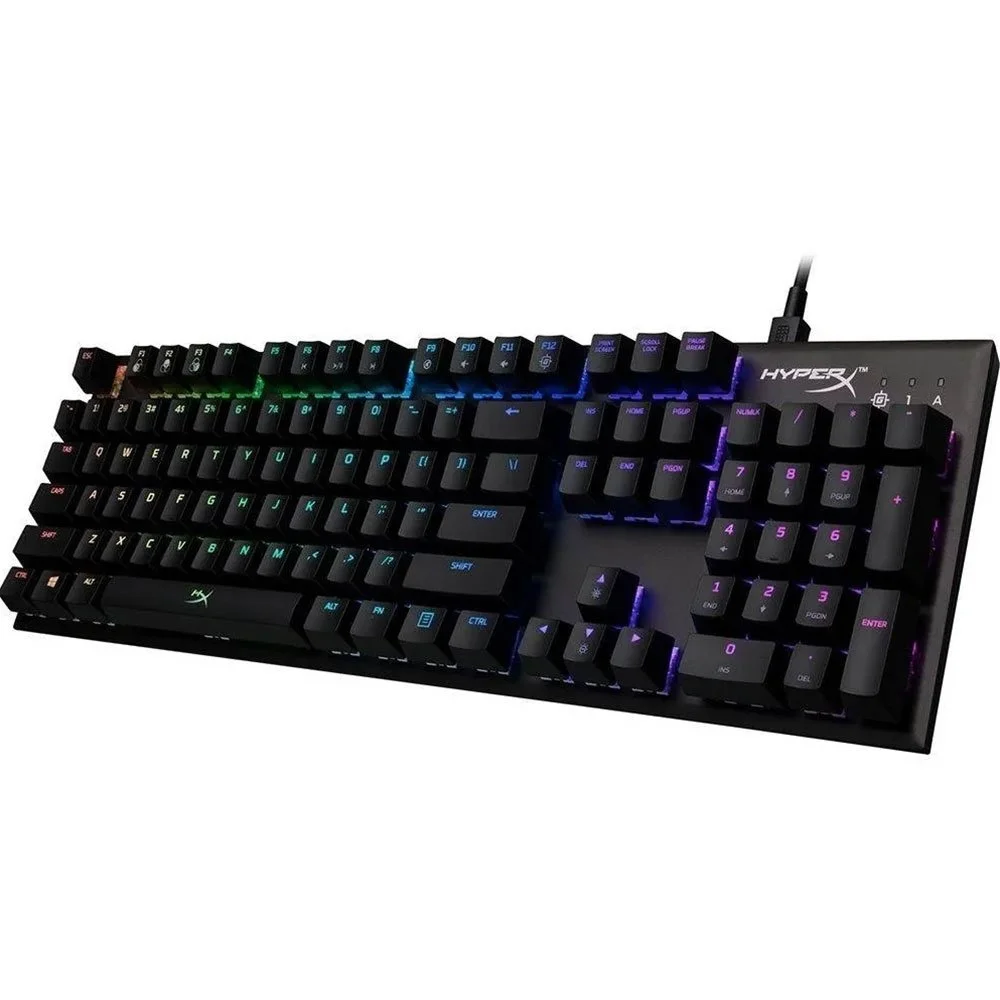 Teclado Gamer Hyperx Alloy, FPS, RGB, Mecânico - HX-KB1SS2-US Teclado Gamer Hyperx Alloy, FPS, RGB, Mecânico - HX-KB1SS2-US