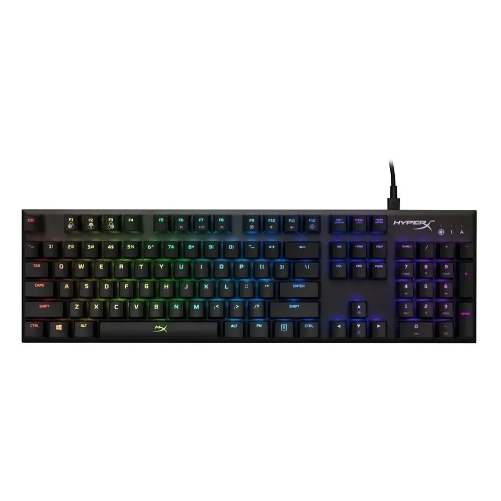 Teclado Gamer Hyperx Alloy, FPS, RGB, Mecânico - HX-KB1SS2-US Teclado Gamer Hyperx Alloy, FPS, RGB, Mecânico - HX-KB1SS2-US