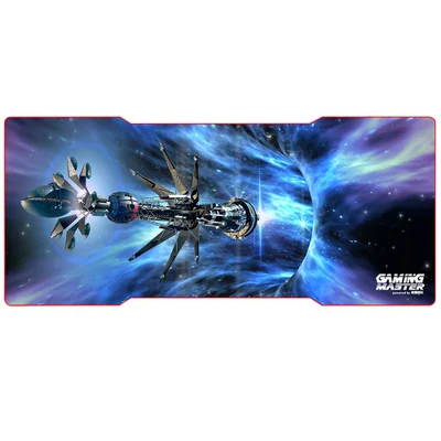 Mousepad Gamer K-mex Hyperspace Fx-x8335 Grande 80 X 35cm Borda Costurada U Unica Unica