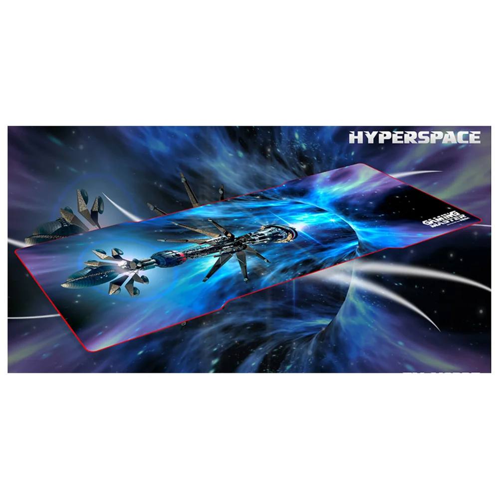 Imagem 2 de 5 do produto Mousepad Gamer K-mex Hyperspace Fx-x8335 Grande 80 X 35cm Borda Costurada  U Unica Unica