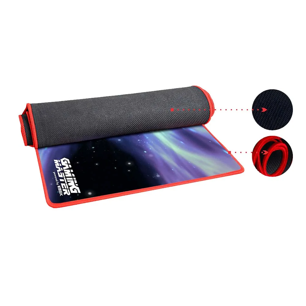 Imagem 3 de 5 do produto Mousepad Gamer K-mex Hyperspace Fx-x8335 Grande 80 X 35cm Borda Costurada  U Unica Unica