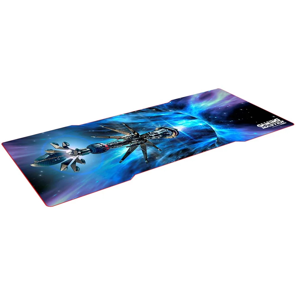 Imagem 5 de 5 do produto Mousepad Gamer K-mex Hyperspace Fx-x8335 Grande 80 X 35cm Borda Costurada  U Unica Unica
