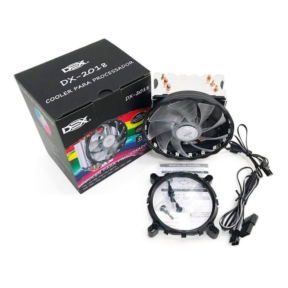 Cooler Para Processador DEX, RGB, 120mm - DX-2018 8