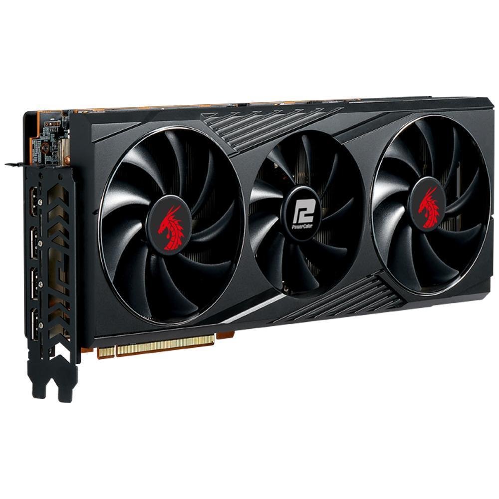 Powercolor ジャンク品 OEM Dragon Red RX6800XT Radeon GPU 1A1 16GBD6-3DHR/OC COLOR POWER D6 16GB RX6800XT AMD グラフィックボード・グラボ・ビデオカード