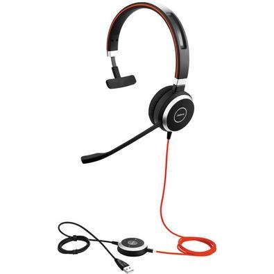 Headset Jabra Evolve 40 Ms, USB, Preto
