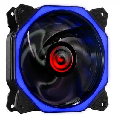 Fan Para Gabinete, 120mm, Pcyes, Huracan H1, Led Azul
