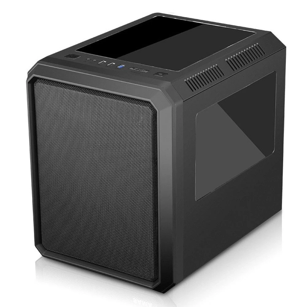 Imagem 4 de 5 do produto Gabinete Gamer K-mex Microcraft III, Mini Tower, M-Itx, Com Fan, Sem Fonte, Preto - Cg-03rc