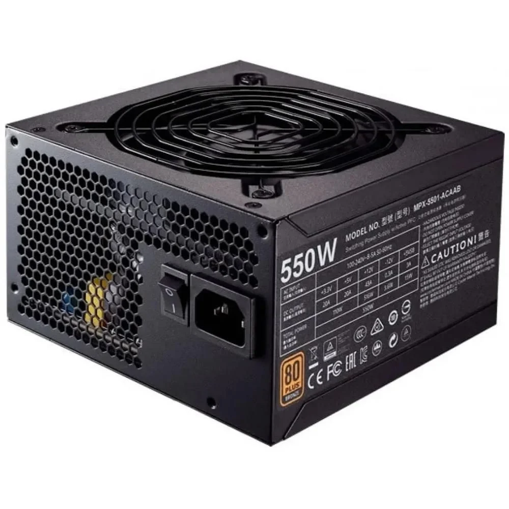 Fonte DEX ATX 550W 80 Plus Bronze PFC Ativo KaBuM