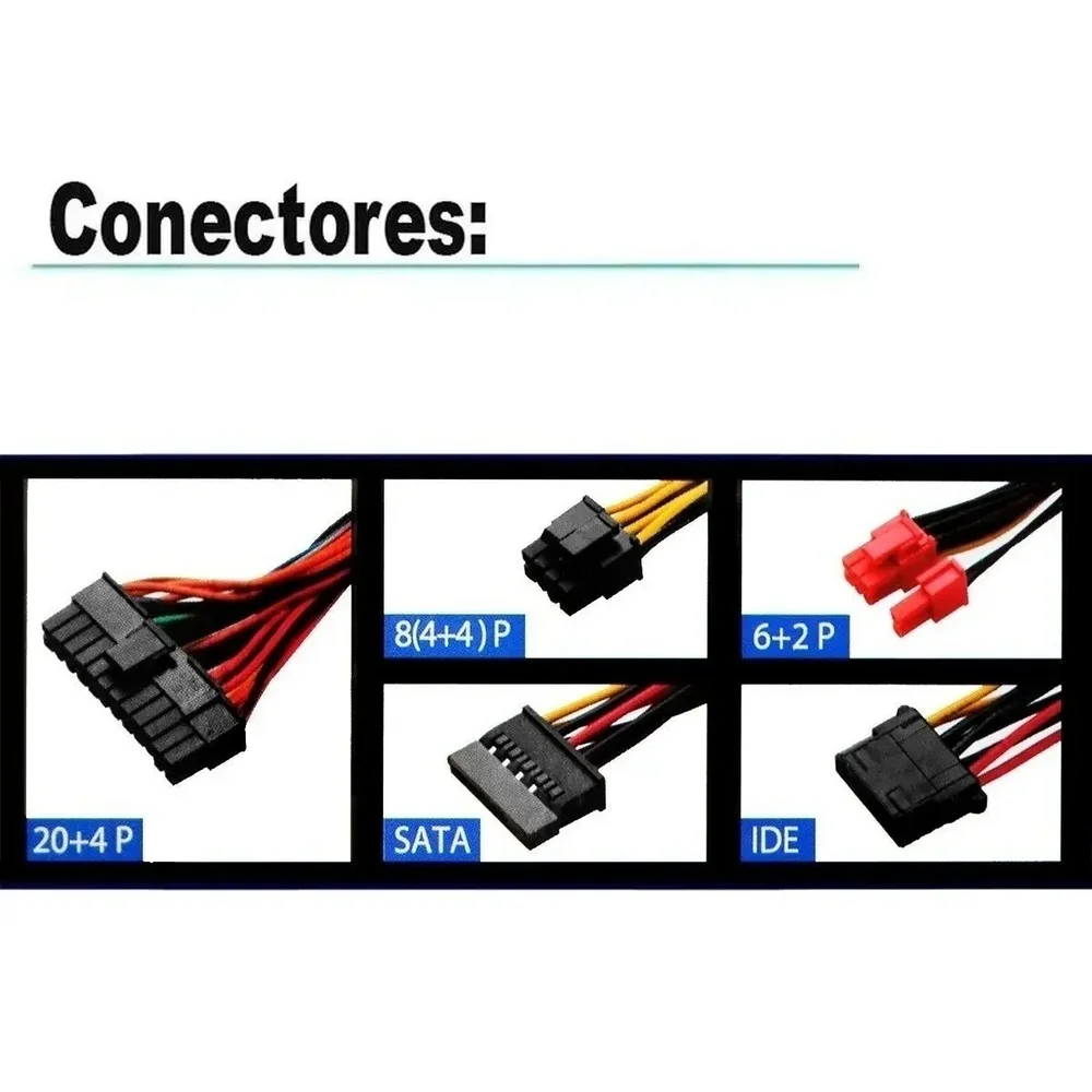 Imagem 2 de 4 do produto Fonte DEX ATX, 550W, 80 Plus Bronze, PFC Ativo - Dx-550