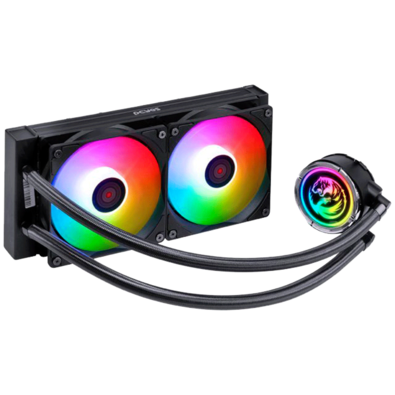 Water Cooler PCYES NIX 2, RGB, 240mm, Intel e AMD - PCYWCNIX240