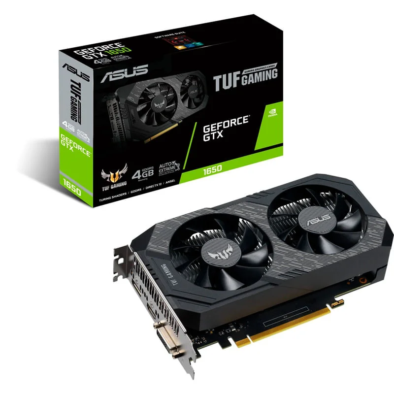 Placa de Video GTX 1650 Asus TUF 4 GB GDDR6 KaBuM
