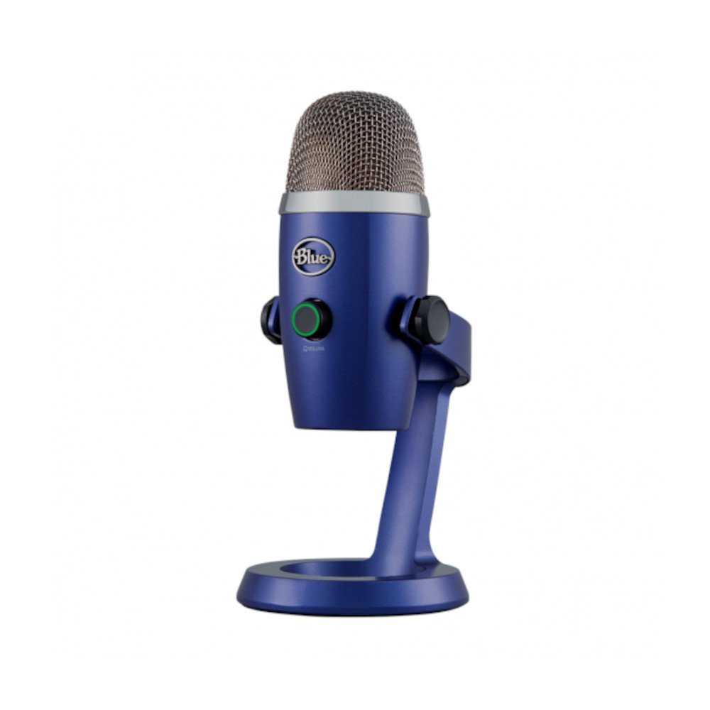 Microfone Logitech Blue Yeti Podcast, Condensador ,USB, Nano, Azul - 988-000089