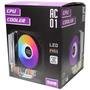 Cooler Para Processador K-MEX Gaming Master, RGB, Intel e AMD, 92mm, Preto - AC01