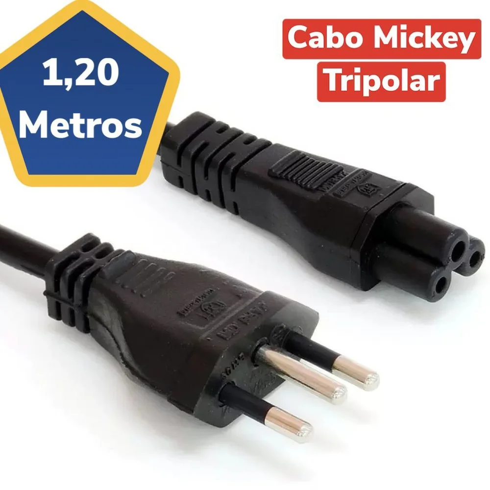 Imagem 3 de 4 do produto Cabo De Força Tripolar Vinik, 3x0.75mm, 1.2M