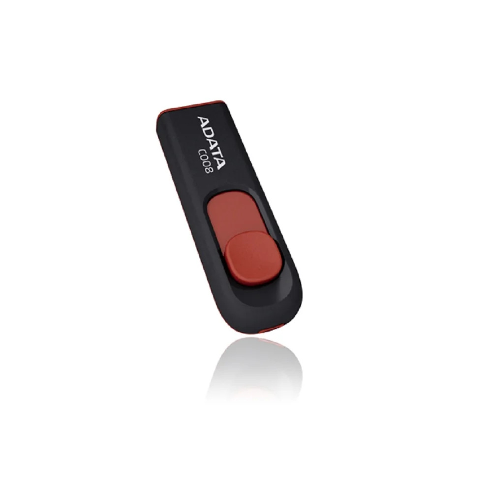 Imagem 3 de 3 do produto Pen Drive Adata C008 64gb Usb 2.0 Preto E Vermelho - Ac008-64g-rkd