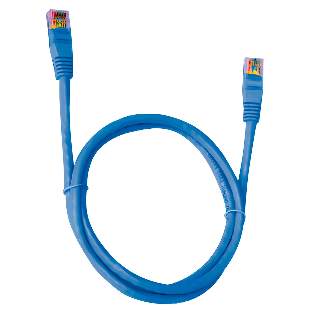 Imagem 3 de 5 do produto Cabo De Rede Plus Cable Patch Cord Cat5e C/rj45 2,50 Metros - Azul