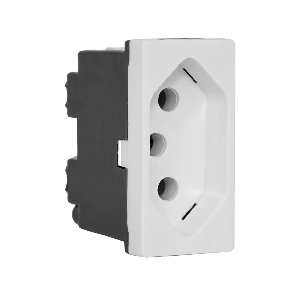 Imagem 2 de 5 do produto Módulo Tomada Legrand Pial Plus+ - 2p+t - 20a/250v - Branco - 615060bc