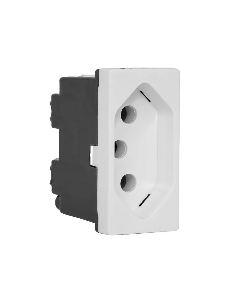 Imagem 4 de 5 do produto Módulo Tomada Legrand Pial Plus+ - 2p+t - 20a/250v - Branco - 615060bc