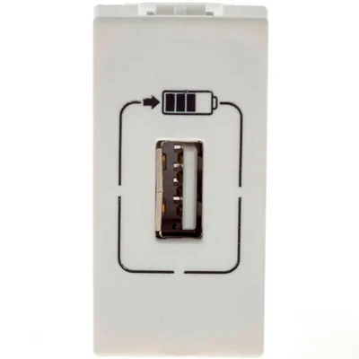 Módulo Tomada Legrand Pial Plus+ Carregador Usb - 1100ma - 615088bc