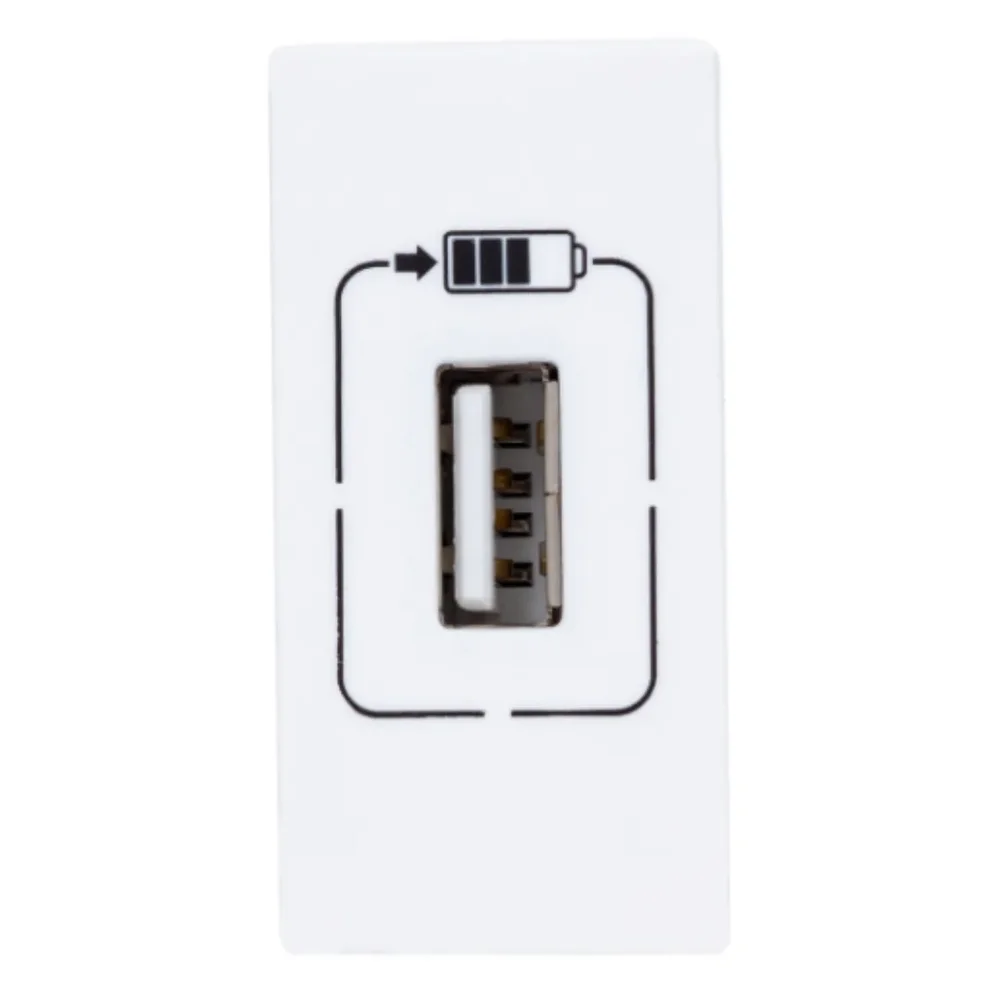 Imagem 3 de 5 do produto Módulo Tomada Legrand Pial Plus+ Carregador Usb - 1100ma - 615088bc