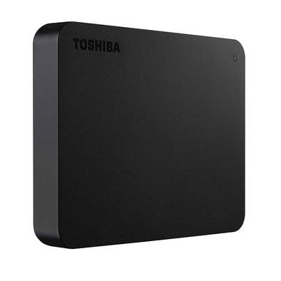 O HDD Portátil 4TB Canvio Basics da Toshiba é uma unidade prática e eficaz de transportar e fazer backup dos seus arquivos em alta velocidade via USB