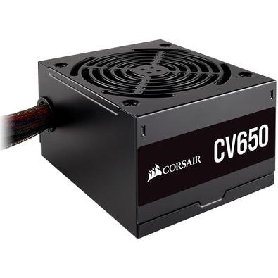 Fonte Gamer Corsair CV650 650W 80Plus Bronze-CP-9020211-BR Eficiência Silenciosa e Confiável As fontes de alimentação CV da CORSAIR são ideais para fo