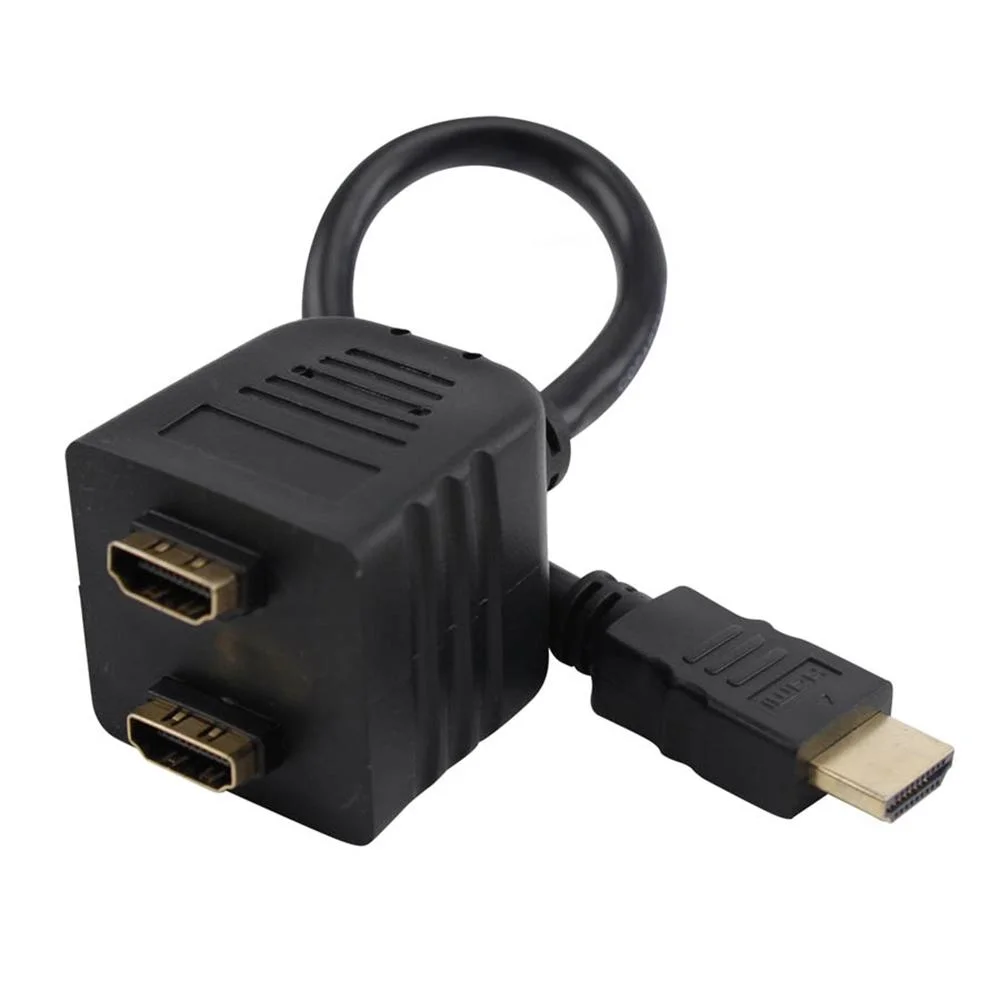 Imagem 3 de 3 do produto Cabo Adaptador Pix 018-3990 Duplicador, HDMI Macho Para 2 Saídas Fêmea