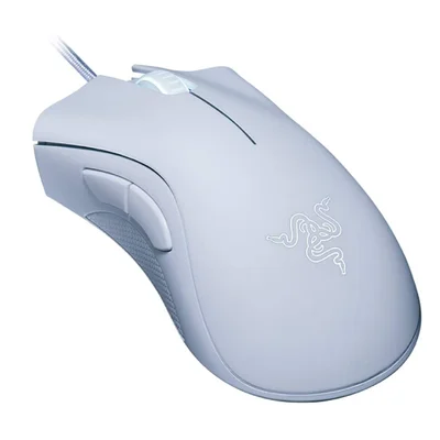 Mouse Gamer Razer Deathadder Essential, 6400DPI, 5 Botões - Branco