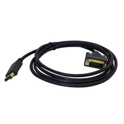 Cabo Conversor Displayport Para Dvi-i - 1,8 Metros - 24+1 Pinos (displayport M X Dvi-i M)